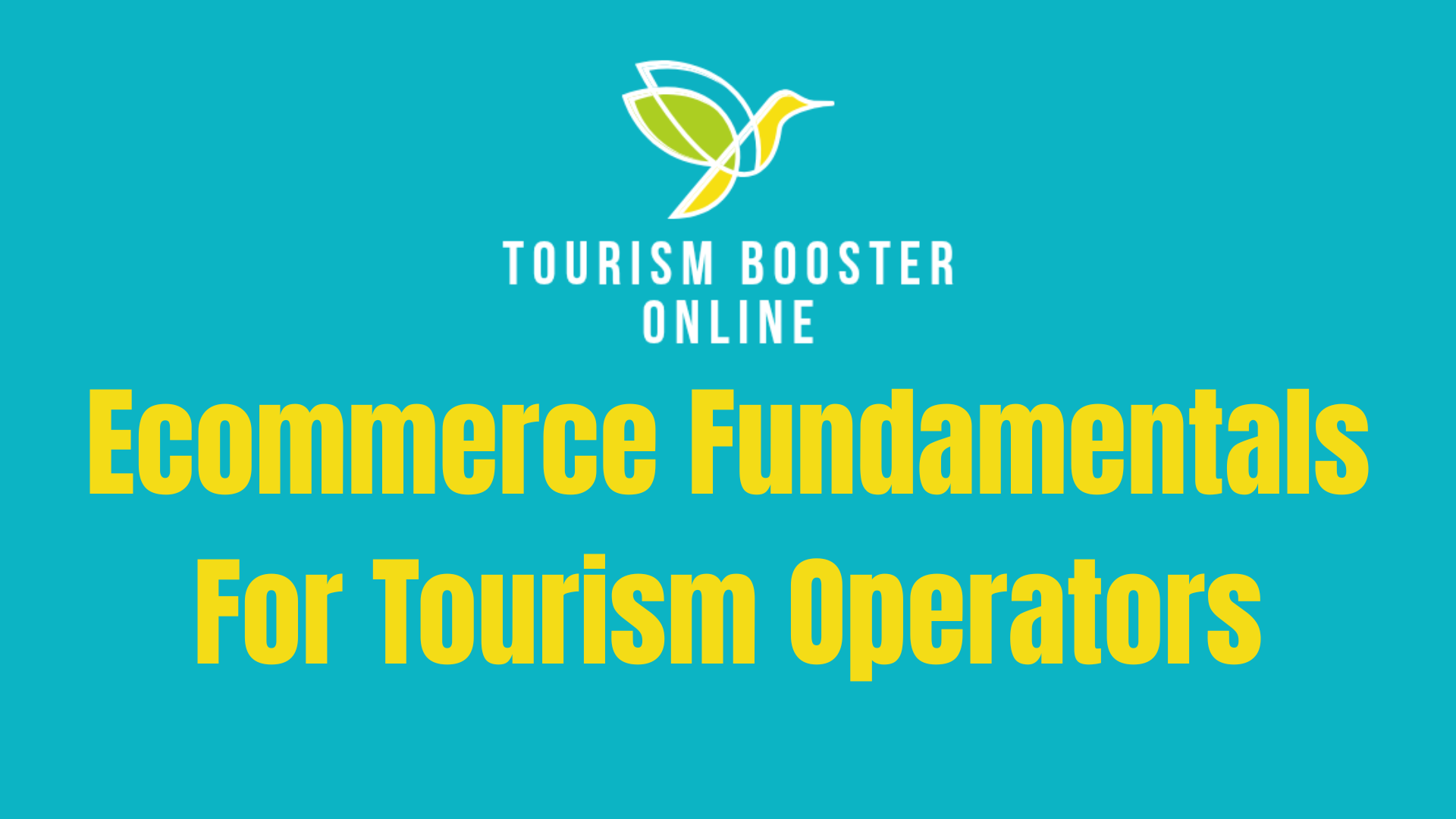 Ecommerce Fundamentals For Tourism Operators